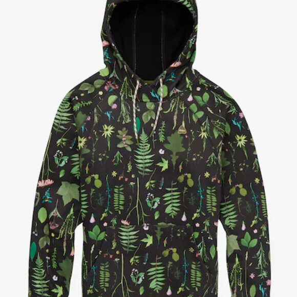 Burton Women’s Floral Oakledge Forest Botanical Hoodie  - Medium - Picture 1 of 4